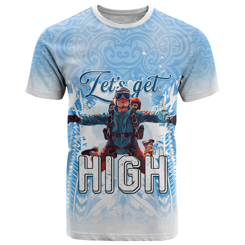 New Zealand Sky Diving T Shirt Lets Get High