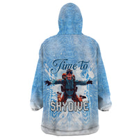 New Zealand Sky Diving Wearable Blanket Hoodie Lets Get High LT05 - Polynesian Pride