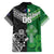 New Zealand And Ireland Rugby Custom Family Matching Tank Maxi Dress and Hawaiian Shirt Maori Tiki With Shamrock