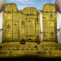 Papua New Guinea Heritage Motif Back Car Seat Cover Yellow Version LT05 One Size Yellow - Polynesian Pride