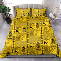 Papua New Guinea Heritage Motif Bedding Set Yellow Version LT05 - Polynesian Pride