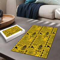 Papua New Guinea Heritage Motif Puzzle Yellow Version LT05 - Polynesian Pride