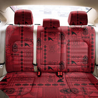 Papua New Guinea Heritage Motif Back Car Seat Cover Red Version LT05 - Polynesian Pride