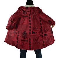 Papua New Guinea Heritage Motif Cloak Red Version LT05 - Polynesian Pride