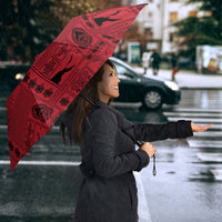 Papua New Guinea Heritage Motif Umbrella Red Version LT05 - Polynesian Pride