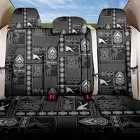 Papua New Guinea Heritage Motif Back Car Seat Cover Black Version LT05 One Size Black - Polynesian Pride