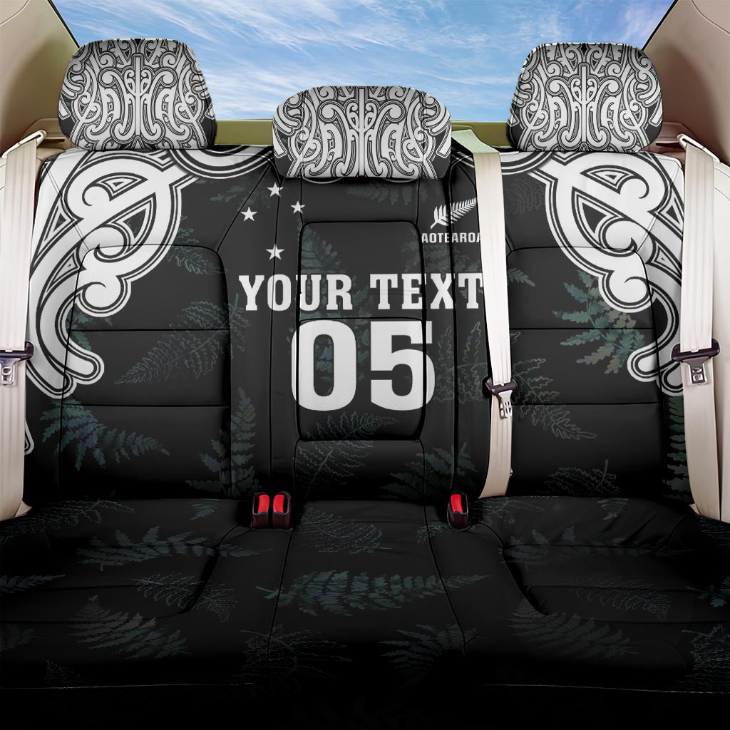 Custom New Zealand Fern Women Rugby Back Car Seat Cover Maori Pattern