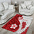 Samoa Teuila 2024 Area Rug Samoan Siapo Pattern Red Version