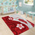 Samoa Teuila 2024 Area Rug Samoan Siapo Pattern Red Version