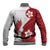 Samoa Teuila 2024 Baseball Jacket Samoan Siapo Pattern Red Version