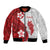 Samoa Teuila 2024 Bomber Jacket Samoan Siapo Pattern Red Version