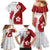 Samoa Teuila 2024 Family Matching Mermaid Dress and Hawaiian Shirt Samoan Siapo Pattern Red Version