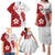 Samoa Teuila 2024 Family Matching Puletasi and Hawaiian Shirt Samoan Siapo Pattern Red Version