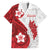 Samoa Teuila 2024 Family Matching Puletasi and Hawaiian Shirt Samoan Siapo Pattern Red Version