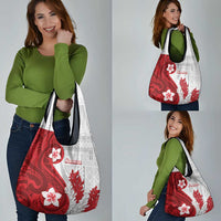 Samoa Teuila 2024 Grocery Bag Samoan Siapo Pattern Red Version LT05 - Polynesian Pride
