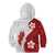 Samoa Teuila 2024 Kid Hoodie Samoan Siapo Pattern Red Version