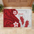 Samoa Teuila 2024 Rubber Doormat Samoan Siapo Pattern Red Version