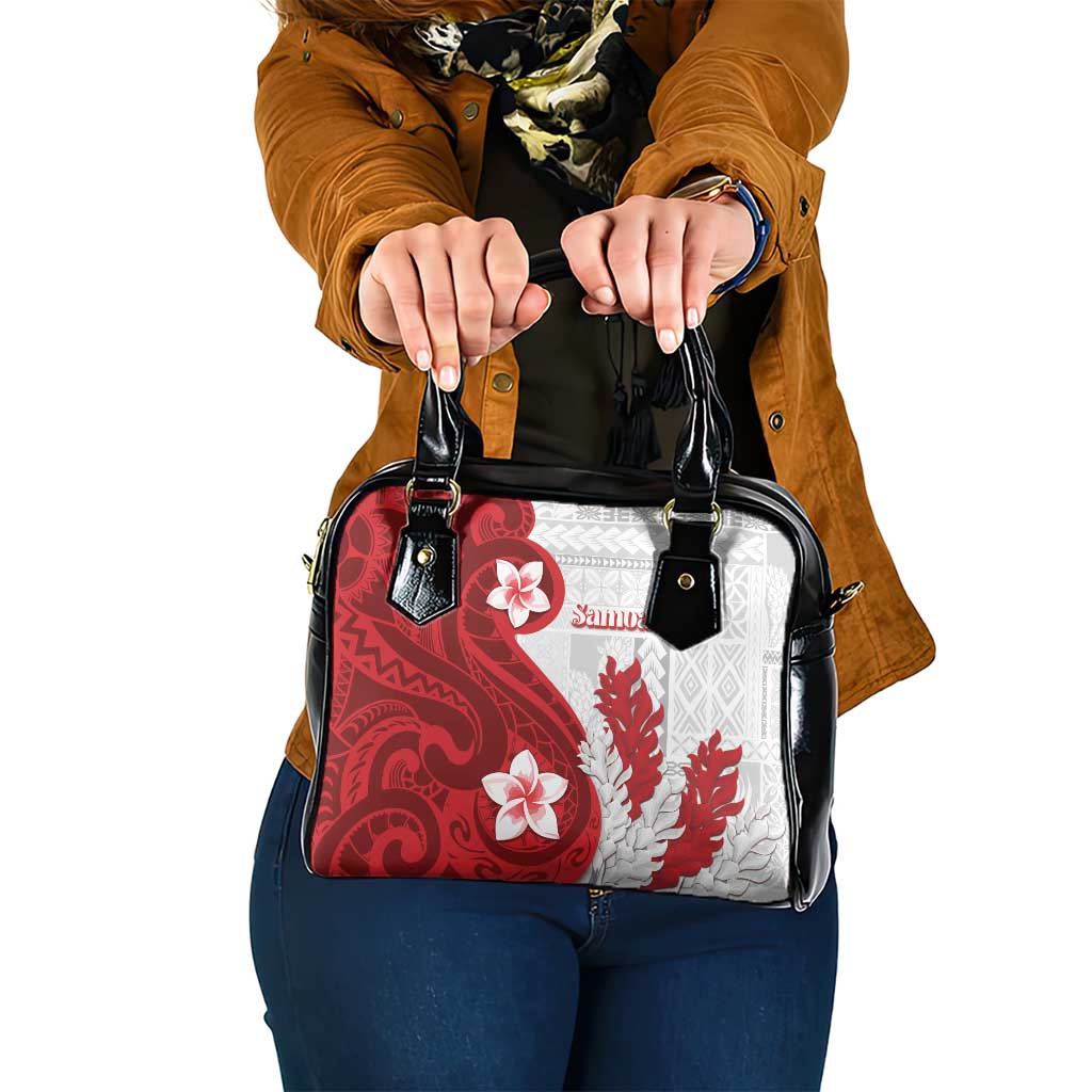 Samoa Teuila 2024 Shoulder Handbag Samoan Siapo Pattern Red Version