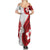 Samoa Teuila 2024 Summer Maxi Dress Samoan Siapo Pattern Red Version