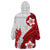 Samoa Teuila 2024 Wearable Blanket Hoodie Samoan Siapo Pattern Red Version