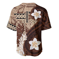 Samoa Teuila 2024 Baseball Jersey Samoan Siapo Pattern Brown Version