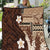 Samoa Teuila 2024 Quilt Samoan Siapo Pattern Brown Version