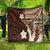 Samoa Teuila 2024 Quilt Samoan Siapo Pattern Brown Version