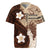 Samoa Teuila 2024 Rugby Jersey Samoan Siapo Pattern Brown Version