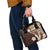 Samoa Teuila 2024 Shoulder Handbag Samoan Siapo Pattern Brown Version