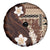 Samoa Teuila 2024 Spare Tire Cover Samoan Siapo Pattern Brown Version