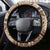 Samoa Teuila 2024 Steering Wheel Cover Samoan Siapo Pattern Brown Version