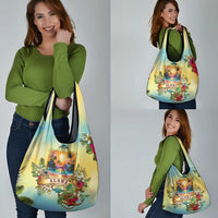 Aloha Hawaii Turtle Grocery Bag Retro Style LT05 - Polynesian Pride