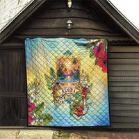 Aloha Hawaii Turtle Quilt Retro Style - Polynesian Pride
