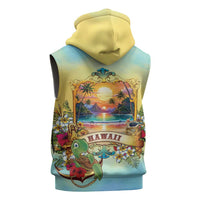 Aloha Hawaii Turtle Sleeveless Zip Hoodie Retro Style LT05