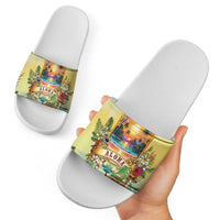 Aloha Hawaii Turtle Slide Sandals Retro Style - Polynesian Pride