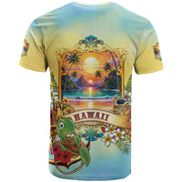 Aloha Hawaii Turtle T Shirt Retro Style - Polynesian Pride