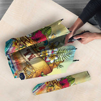 Aloha Hawaii Turtle Umbrella Retro Style - Polynesian Pride