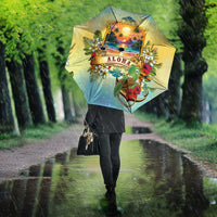 Aloha Hawaii Turtle Umbrella Retro Style - Polynesian Pride