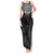 New Zealand Aotearoa Tank Maxi Dress Maori Manta Ray Moko Black - Polynesian Pride