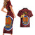 Papua New Guinea Gulf Province Couples Matching Short Sleeve Bodycon Dress and Hawaiian Shirt Mix Coat Of Arms Polynesian Pattern LT05 - Polynesian Pride