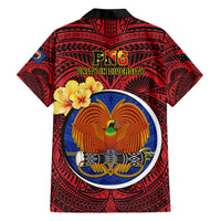 Papua New Guinea Gulf Province Family Matching Mermaid Dress and Hawaiian Shirt Mix Coat Of Arms Polynesian Pattern LT05 - Polynesian Pride