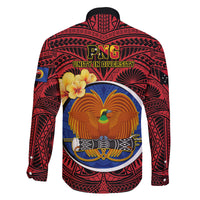 Papua New Guinea Gulf Province Family Matching Off Shoulder Maxi Dress and Hawaiian Shirt Mix Coat Of Arms Polynesian Pattern LT05 - Polynesian Pride