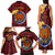 Personalized Papua New Guinea Gulf Province Family Matching Tank Maxi Dress and Hawaiian Shirt Mix Coat Of Arms Polynesian Pattern LT05 - Polynesian Pride