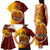 Papua New Guinea Western Province Family Matching Tank Maxi Dress and Hawaiian Shirt Mix Coat Of Arms Polynesian Pattern LT05 - Polynesian Pride