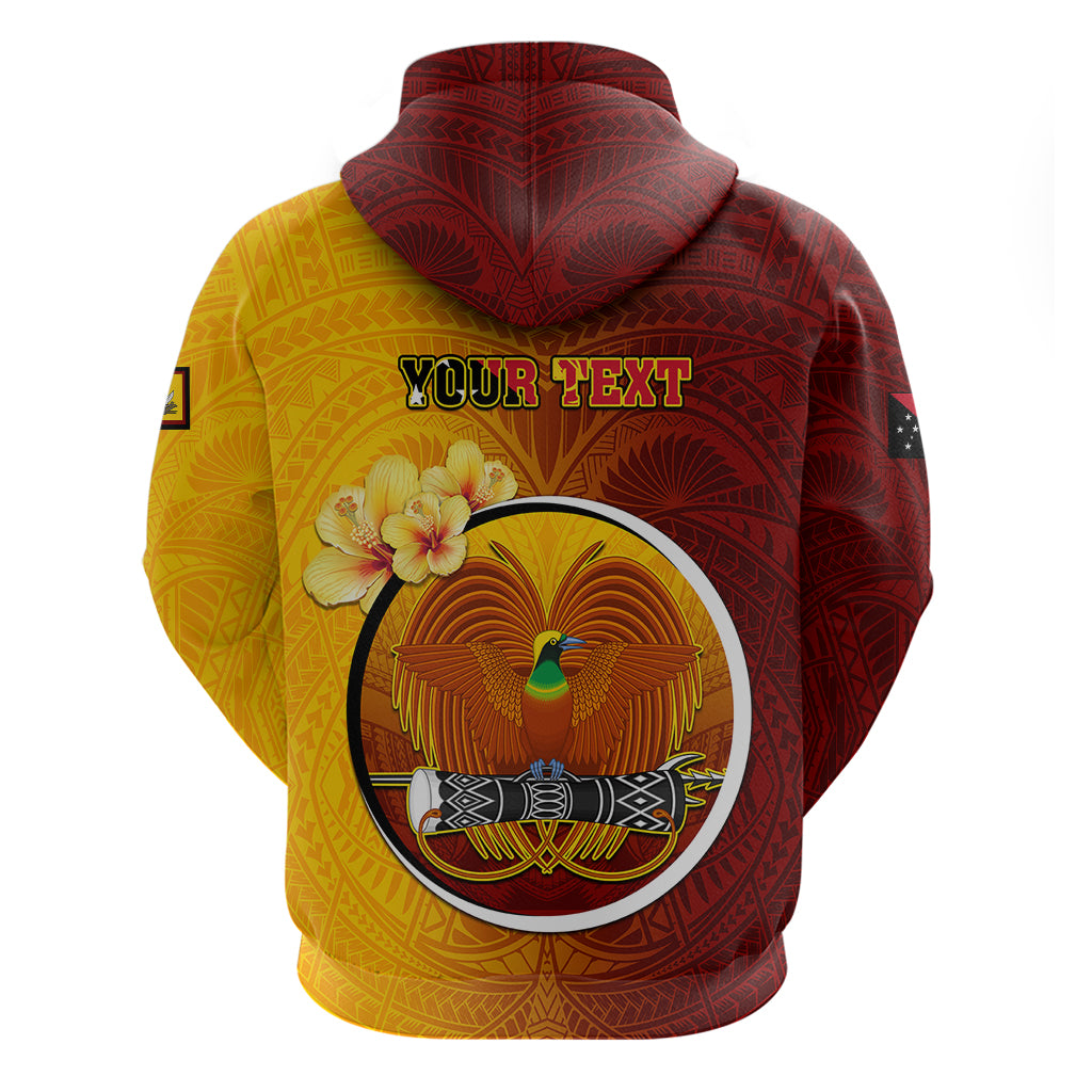 Personalized Papua New Guinea Western Province Hoodie Mix Coat Of Arms Polynesian Pattern LT05 - Polynesian Pride