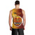 Personalized Papua New Guinea Western Province Men Tank Top Mix Coat Of Arms Polynesian Pattern LT05 - Polynesian Pride