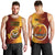 Personalized Papua New Guinea Western Province Men Tank Top Mix Coat Of Arms Polynesian Pattern LT05 - Polynesian Pride