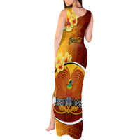 Personalized Papua New Guinea Western Province Tank Maxi Dress Mix Coat Of Arms Polynesian Pattern LT05 - Polynesian Pride