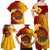 Papua New Guinea Madang Province Family Matching Off Shoulder Maxi Dress and Hawaiian Shirt Mix Coat Of Arms Polynesian Pattern LT05 - Polynesian Pride