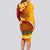 Papua New Guinea Madang Province Long Sleeve Bodycon Dress Mix Coat Of Arms Polynesian Pattern LT05 - Polynesian Pride